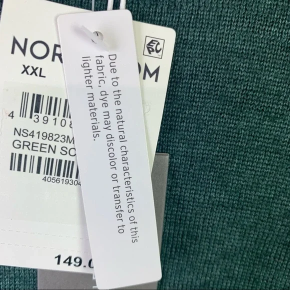 Nordstrom Signature Merino Wool Long Sleeve Sweater 2XL NWT